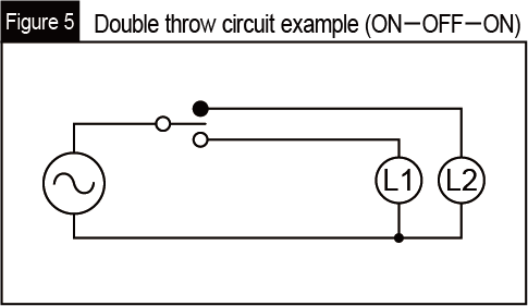 Double throw circuit example