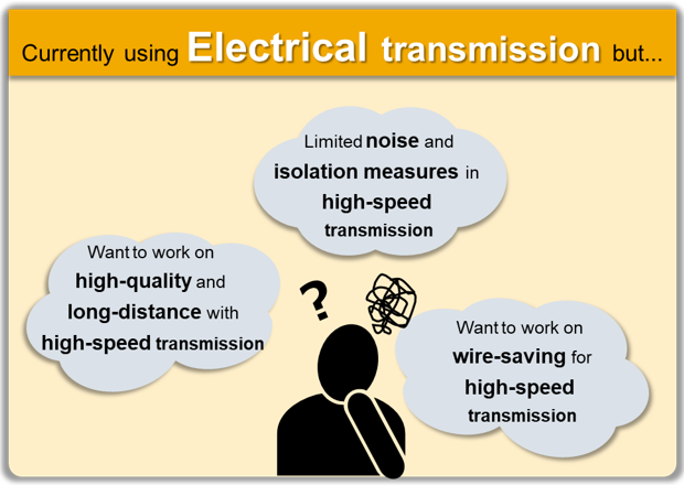 Problems or issues in electrical transmission (electrical connection) .